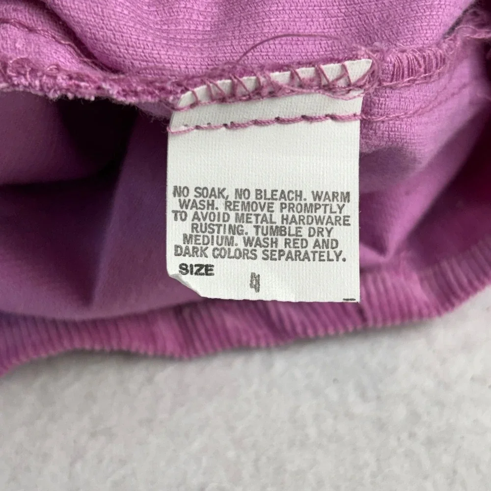 OshKosh Bgosh Kid's Magenta Purple Corduroy Jumper Dress Pinafore Size 4